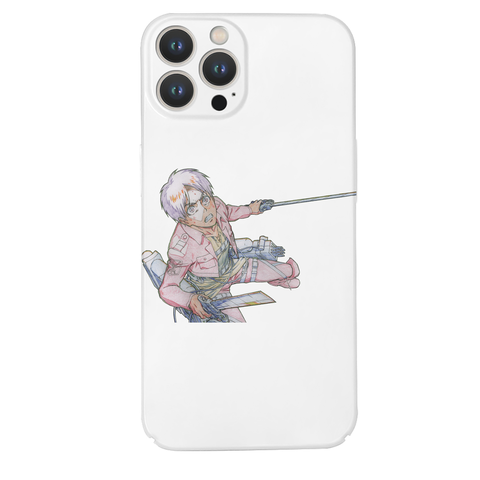 （画像用） 進撃の巨人 エレン･イェーガー Attack on Titan Eren Jäger 【iPhone 14シリーズ対応】ハードケース